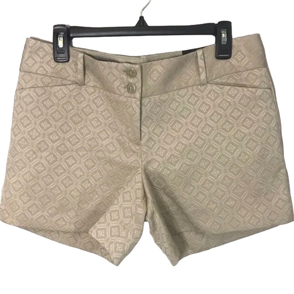 The Limited Tailored Jacquard Fabric Short Tan NWT - Picture 3 of 9